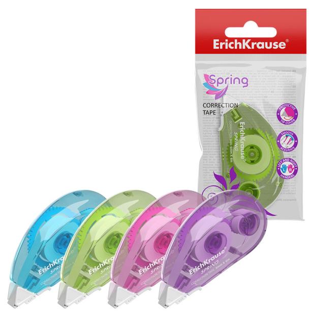 

Корректирующая лента ErichKrause Spring, 5мм х 6м, 1 шт