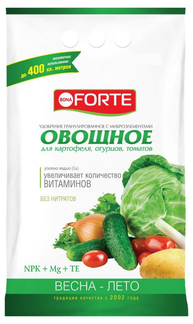 

Удобрение Bona Forte комплексное гранулированное с микроэлементами Овощное, 2,5 кг