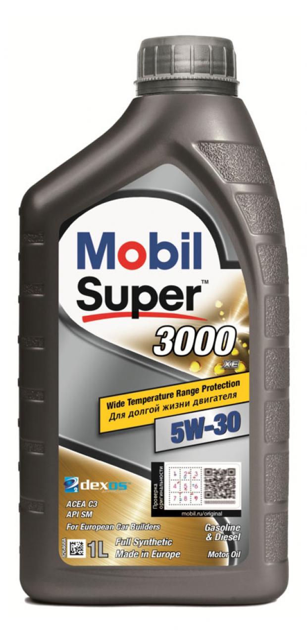 

Масло моторное синтетическое Mobil Super 3000 XE 5W-30, 1 л