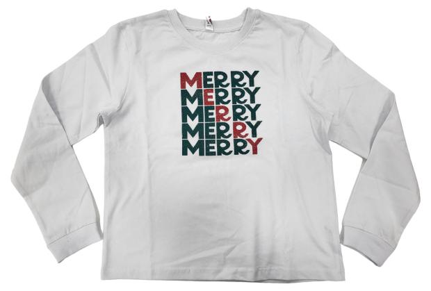 

Пижама для девочки DYSOT Merry бело-красная