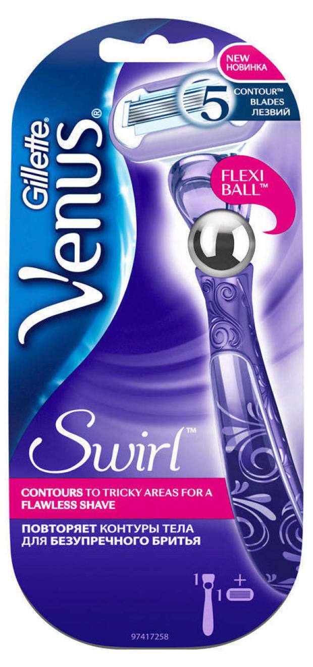 

Бритва Venus Swirl с 1 сменной кассетой