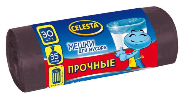 Мешки для мусора Celesta 35 л, 30 шт