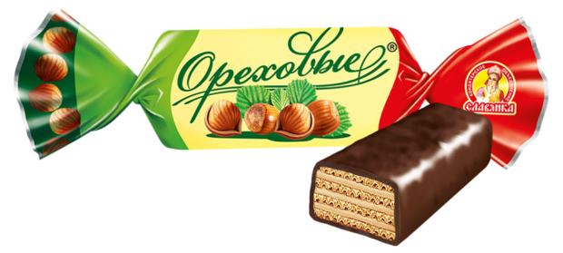 

Конфеты Славянка Ореховые, вес