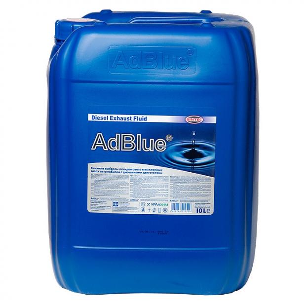 Жидкость системная Sintec AdBlue SCR, 10 л мочевина лукойл aus 32 adblue 20 л 1390004