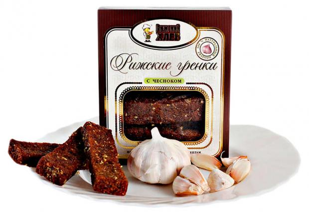 

Гренки Рижские «Рижский хлеб» с чесноком, 170 г