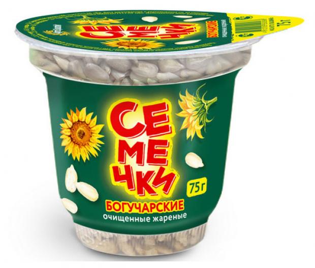 

Семечки подсолнечные «Богучарские» очищенные в стаканчике, 75 г