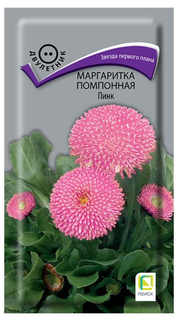 

Семена Поиск Маргаритка помпонная Пинк, 0,05 г