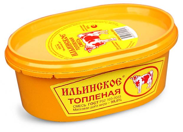 

Топленая смесь растительно-жировая «Ильинское» 99%, 450 г
