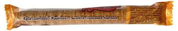 Трубочка вафельная с молоком сгущеным вареным БЗМЖ, 70 г
