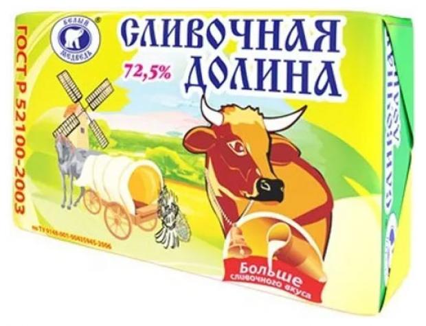 Спред Сливочная Долина 72,5%, 180 г