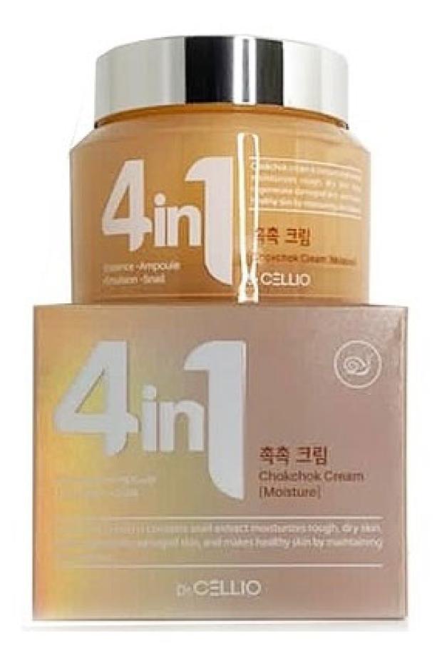

Крем для лица DR. Cellio G50 4 In 1 Chokchok с муцином улитки 4 в 1, 70 мл