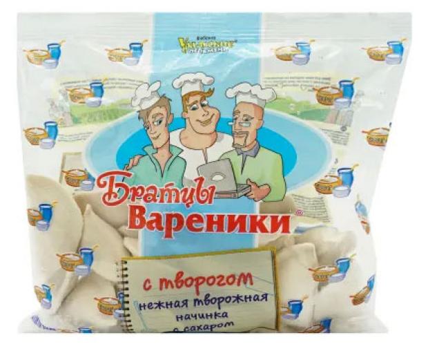Вареники Братцы Вареники С творогом, 350 г