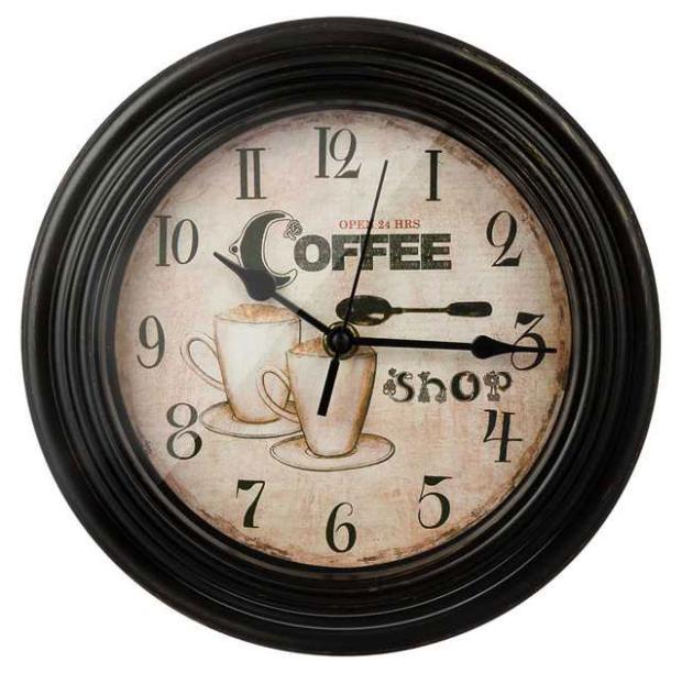 Часы настенные Lefard Coffee shop, 22,8 см