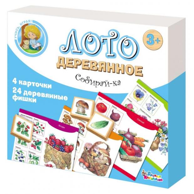 

Настольная игра Десятое королевство Лото деревянное