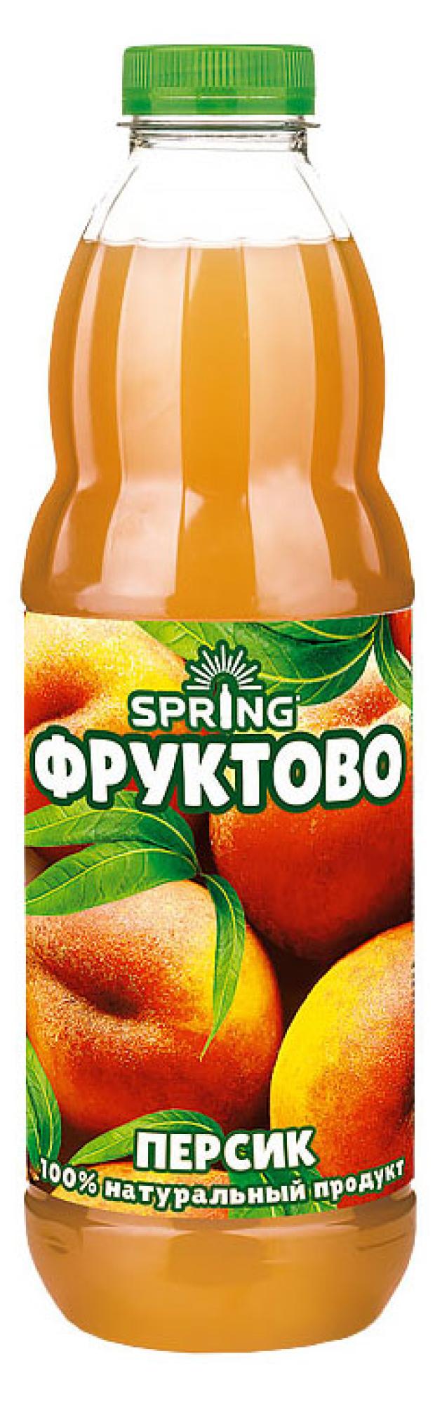 Напиток сокосодержащий Spring Фруктово персик, 1 л