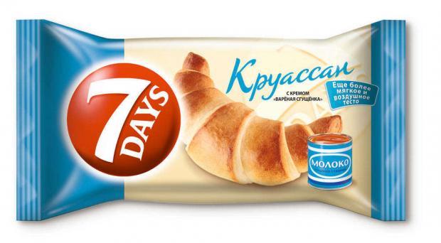 Круассан 7Days с варёной сгущёнкой, 65 г