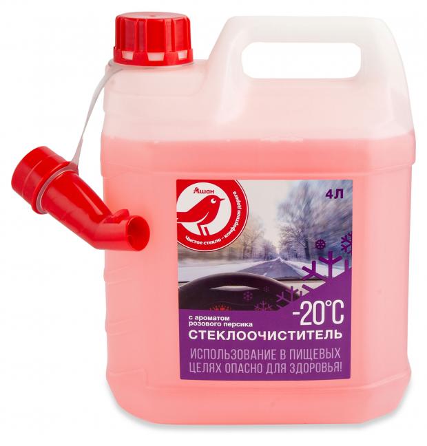 

Стеклоомывающая жидкость для автомобилей АШАН -20°, 4 л