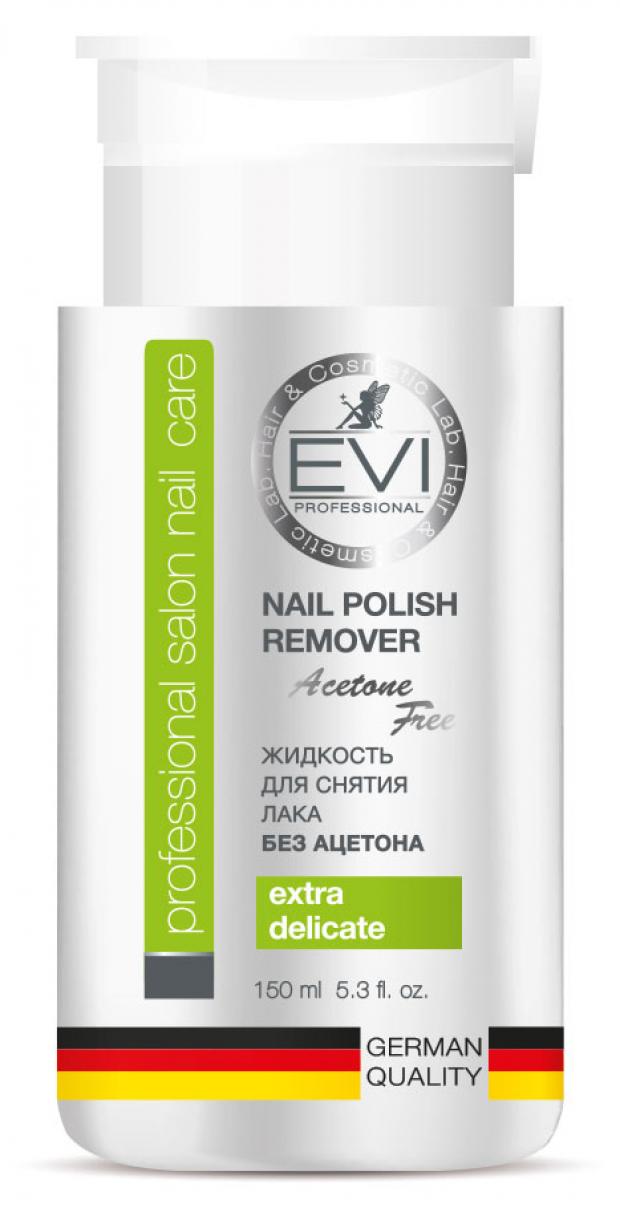 

Жидкость для снятия лака EVI professional без ацетона с помпой-дозатором, 150 мл