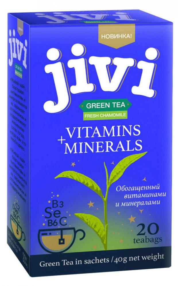 

Чай зеленый Jivi Свежая ромашка, 20x2 г