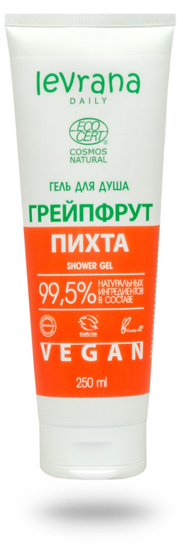 

Гель для душа Levrana Грейпфрут и пихта, 250 мл