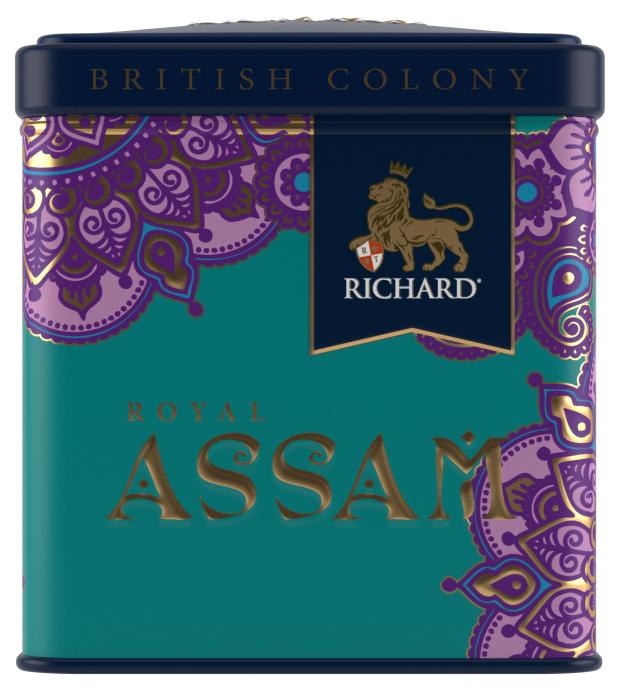 

Чай черный Richard British Colony Royal Assam крупнолистовой, 50 г