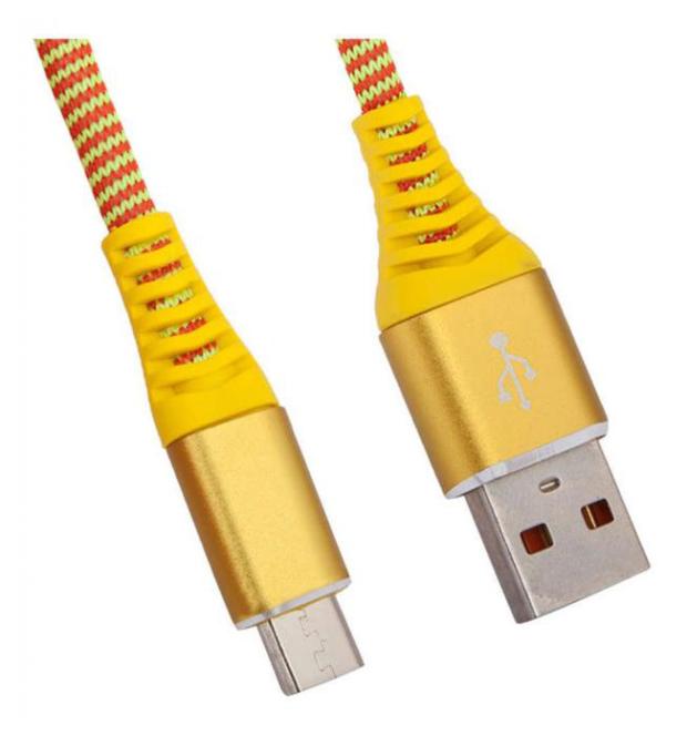 

USB кабель Liberty Project Micro USB Носки желтый