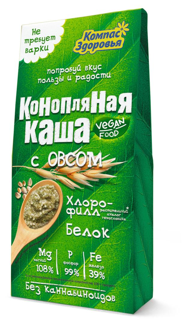 Каша Компас Здоровья конопляная с овсом, 250 г