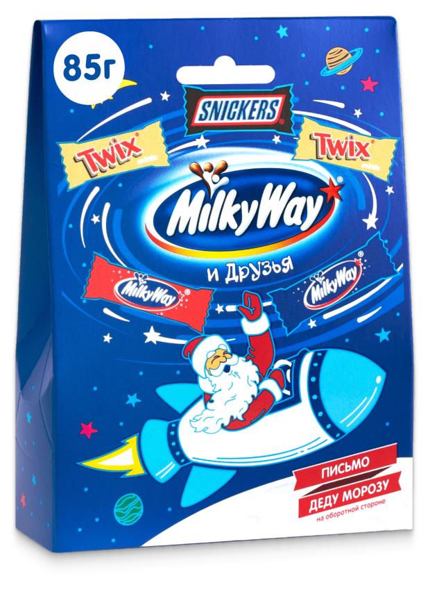 

Подарок новогодний сладкий Milky Way Друзья Санта, 85 г