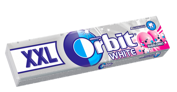 

Резинка жевательная Orbit XXL White Bubblemint, 20 г