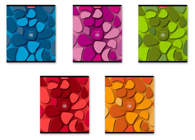 

Тетрадь ErichKrause Color Stones в клетку А5+, 48 л