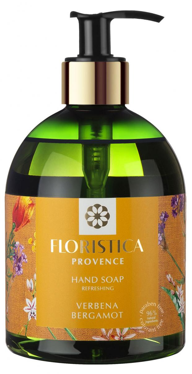 

Мыло жидкое Floristica Provence Освежающее вербена бергамот, 500 мл