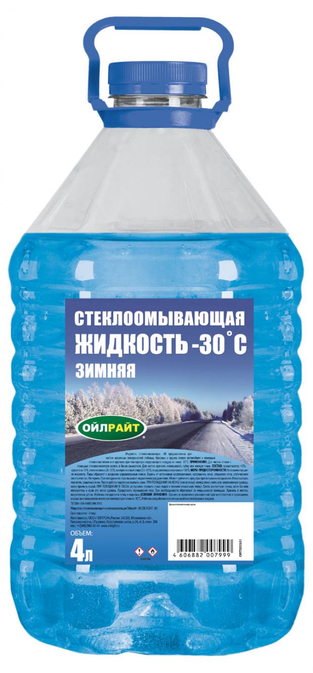 

Жидкость стеклоомывателя -30С Oilright, 4 л