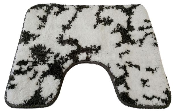 

Коврик для туалета Deco Marble black, 50x40 см