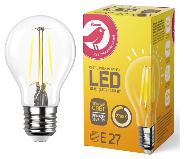 LED-Лампа АШАН Красная птица E27 10-100W