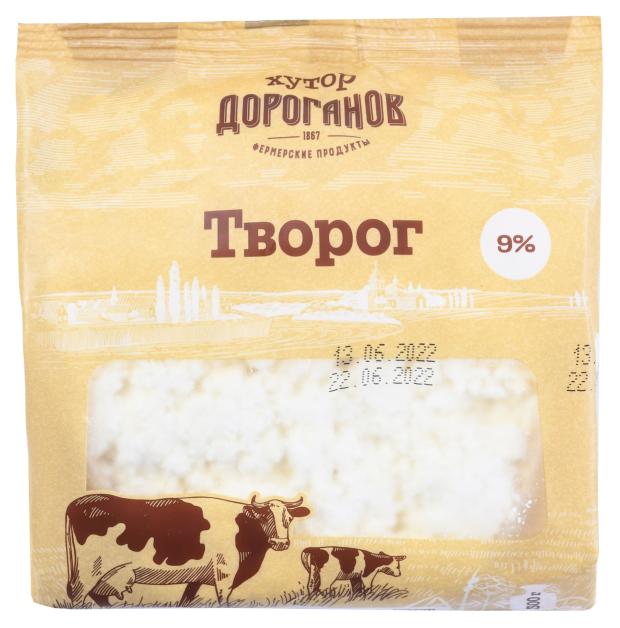 

Творог Хутор Дороганов 9% БЗМЖ, 300 г