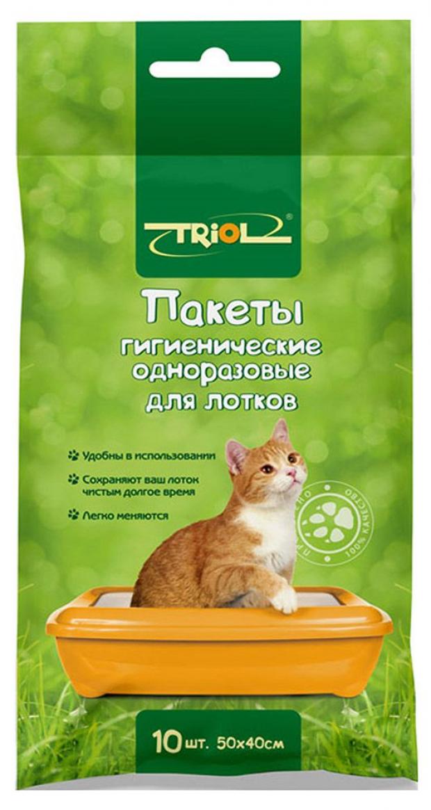 

Пакеты для кошачьих лотков Triol одноразовые 50х40 см, 10 шт