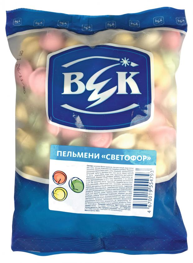 Пельмени Век Светофор, 900 г