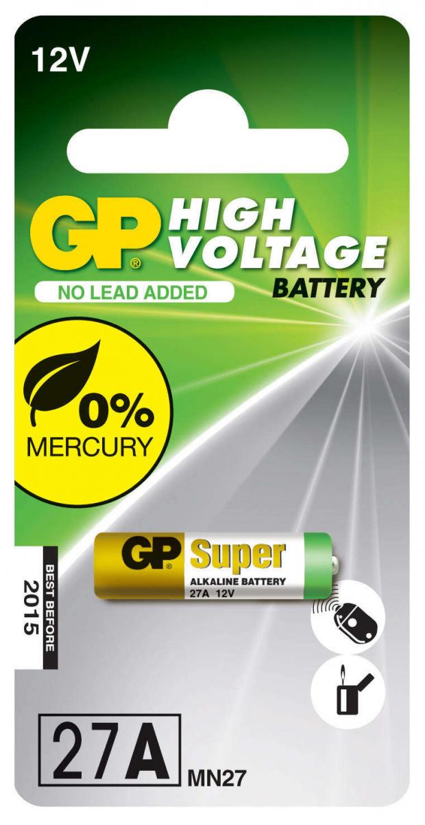 

Батарейка GP High Voltage 27A, 1 шт