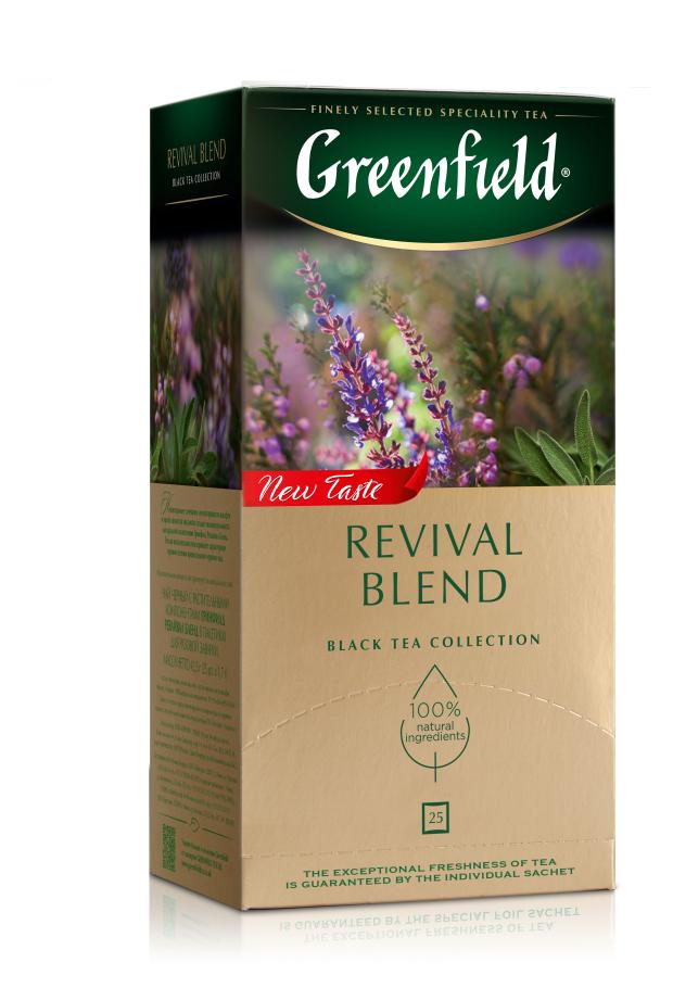 Чай черный Greenfield Revival Blend, 25 пакетиков