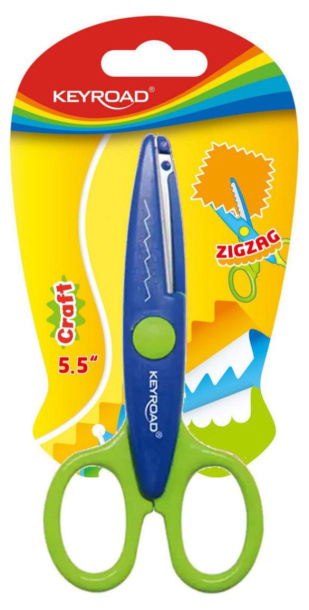 Ножницы KEYROAD Craft Zigzag, 14 см