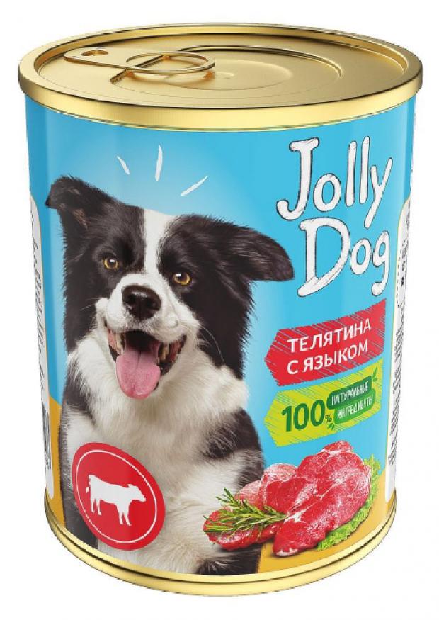 

Корм для собак Зоогурман Jolly Dog телятина с языком, 350 г