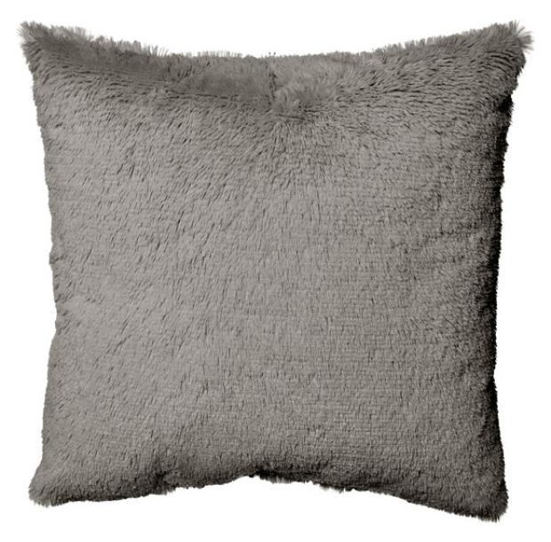 

Подушка декоративная NAT искусственный меж серый, 45х45 см