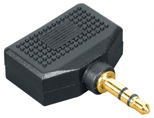 

Адаптер Qilive Jack 3.5 GOLD 1M-2F