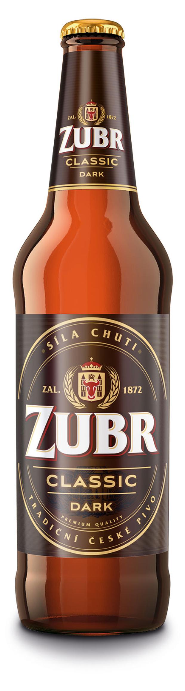 цена Пиво Zubr Classic Dark темное фильтрованное 4,1%, 500 мл