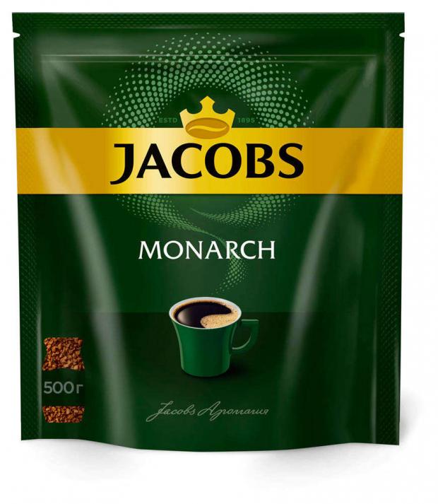 

Кофе растворимый Jacobs Monarch сублимированный, 500 г