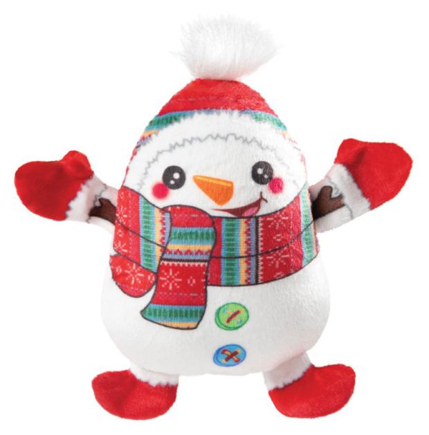 

Игрушка для собак мягкая Triol New Year Снеговик с помпоном, 12,5 см