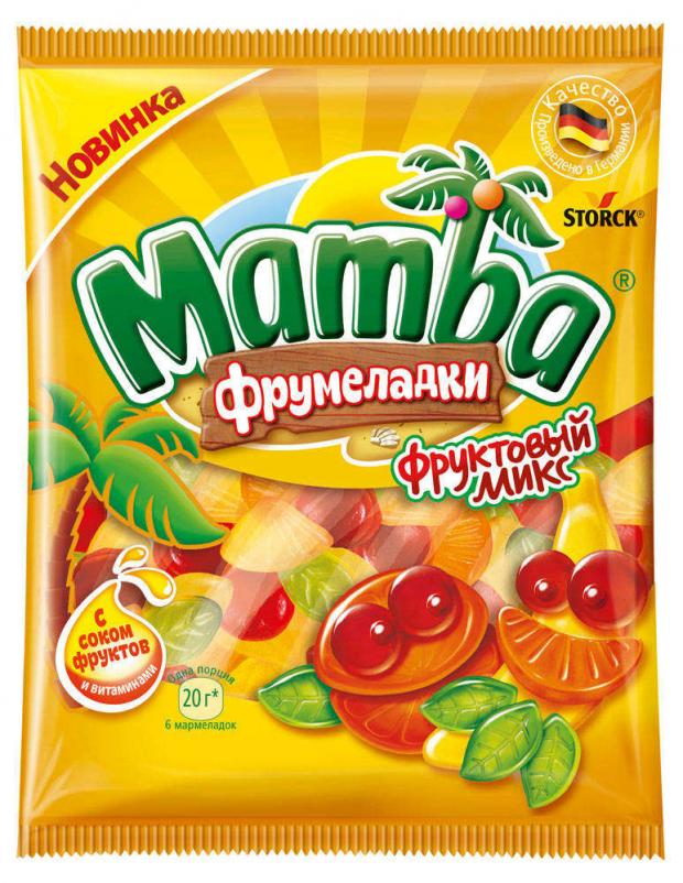 

Мармелад жевательный Mamba Фруктовый микс, 72 г