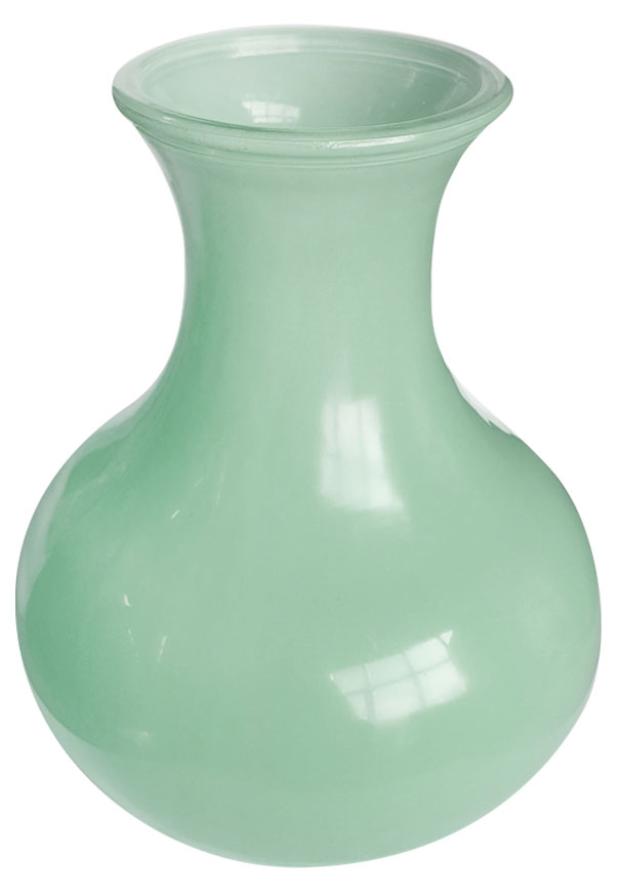 

Ваза Nina Glass мятная, h 20 см