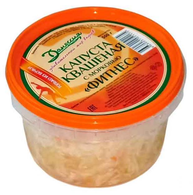 Капуста квашеная Данессия с морковью 500 г 118₽