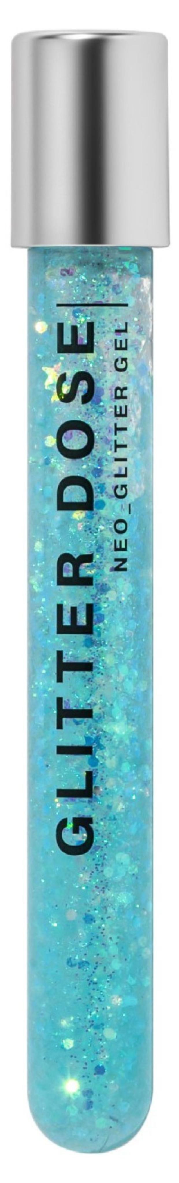 Глиттер Influence Beauty Glitter Dose на гелевой основе тон 05 голубо-лазурный, 7 мл